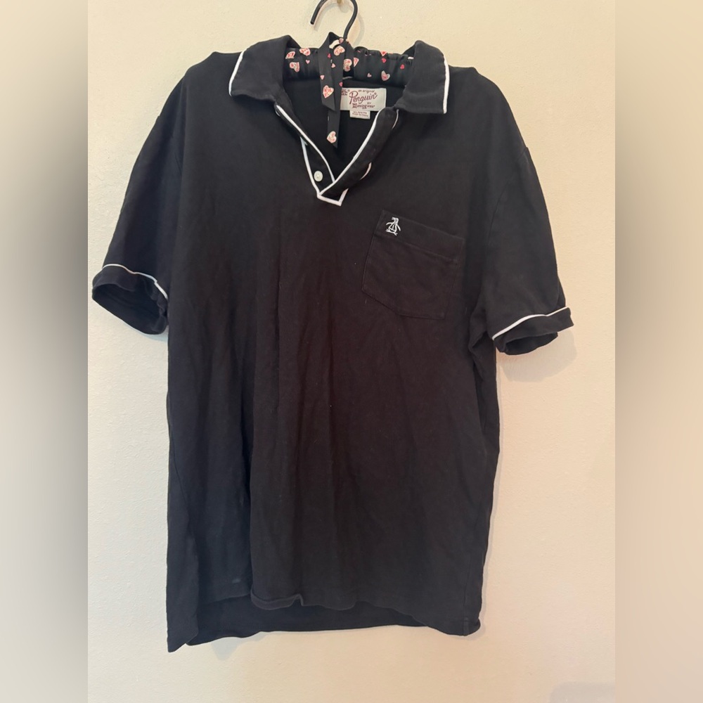 Original Penguin Black Polo Shirt